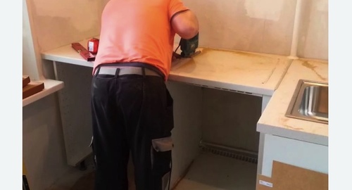 Сборка кухонного гарнитура. Агидель